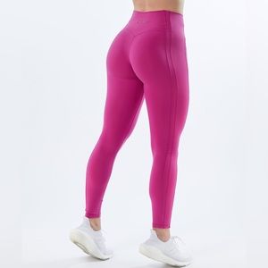 Alphalete pulse kinetic glute enhancing legging arcade pink worn once like new S
